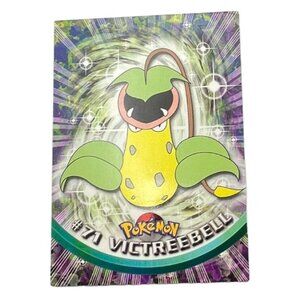 Victreebell Pokemon Card Topps #71 TV Animation Edition Series Black Logo